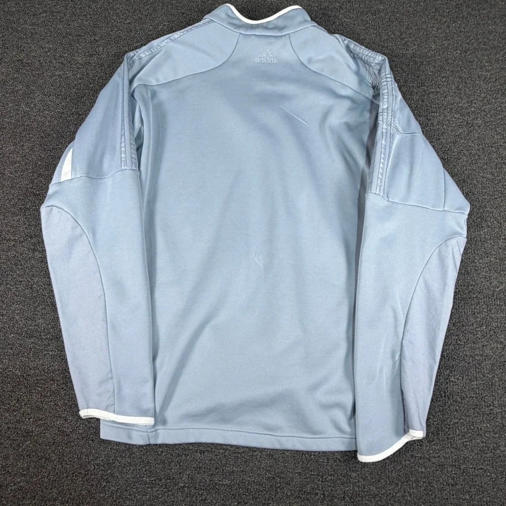Adidas Pullover Mens XL Predator Pulse 2004 Blue Dragon Quarter Zip Rare EUC
